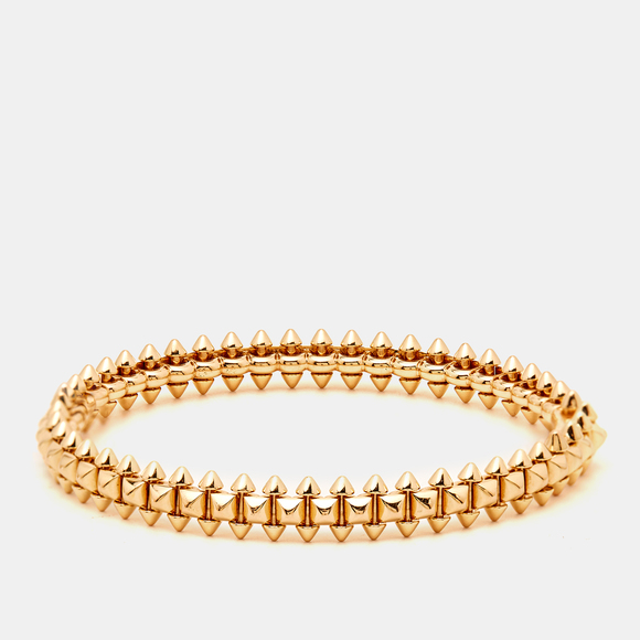 CARTIER Clash De  18K Rose Gold Medium Model Bracelet 17 - Picture 4 of 6